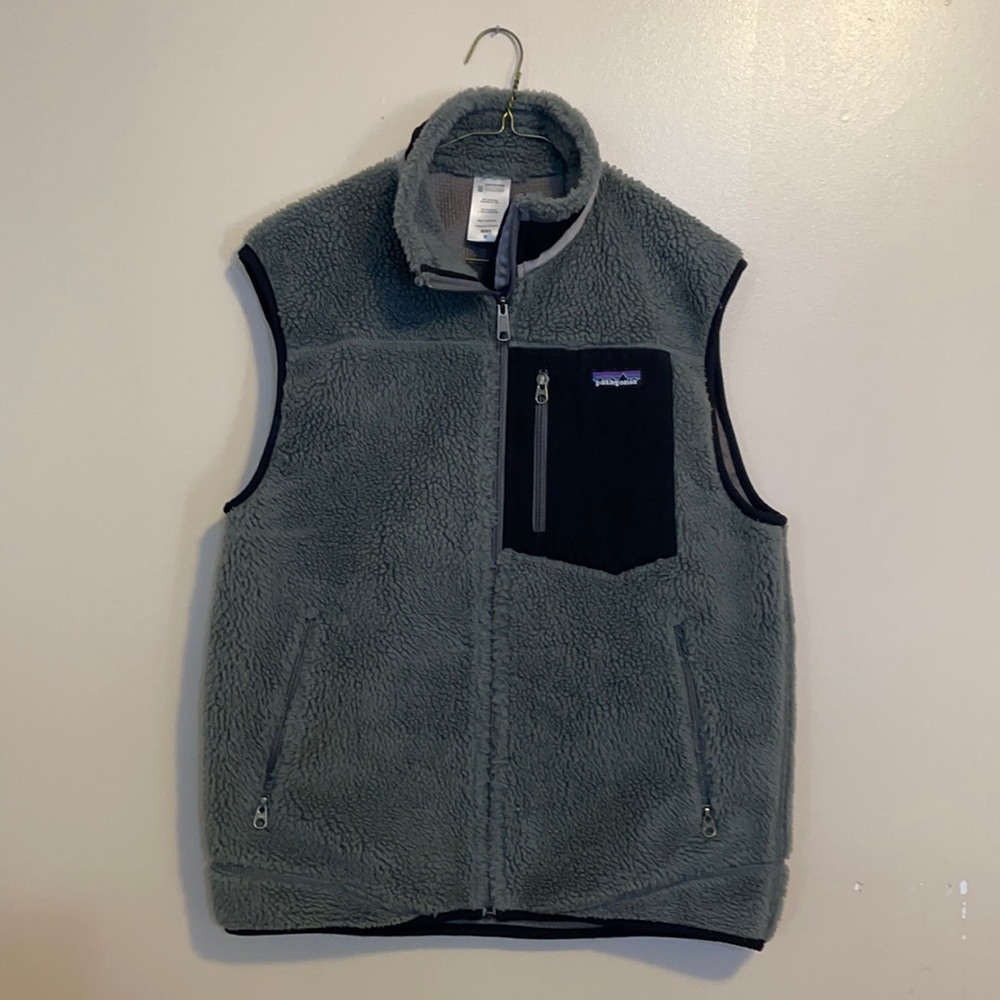 Men’s Grey Patagonia Vest (M)